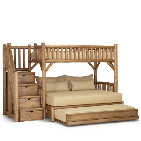 low bunk bed with trundle|rustic bunk beds with trundle.